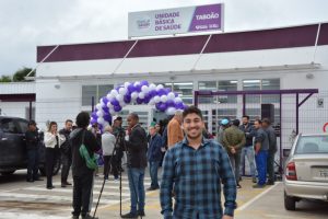 Vereador Diego Costa celebra inauguração da Unidade Básica de Saúde do Taboão