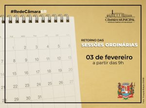 Câmara realiza primeira Sessão Ordinária de 2026 no dia 03 de fevereiro