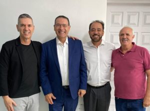Wanderlei da Qualiser e Deputado Vitor Lippi se reúnem com Departamento de Engenharia e Prefeito para alinhar projeto de reforma do Quintinão