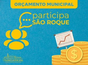 Câmara São Roque incentiva participação popular na elaboração do orçamento 2027 através de canal especifico