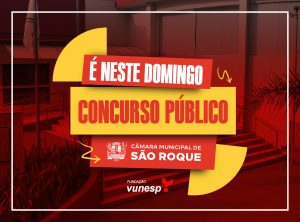 Provas do Concurso Público serão neste domingo
