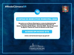 Comunicado Contas do Executivo Municipal 2024