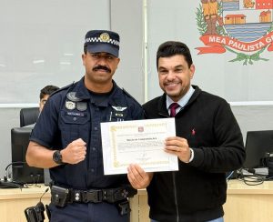 GCM Júnior é homenageado com Moção de Congratulações por Medalha Nacional de Mérito